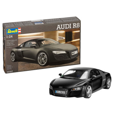 KIT PARA MONTAR REVELL AUDI R8 1/24 106 PEÇAS REV 07057